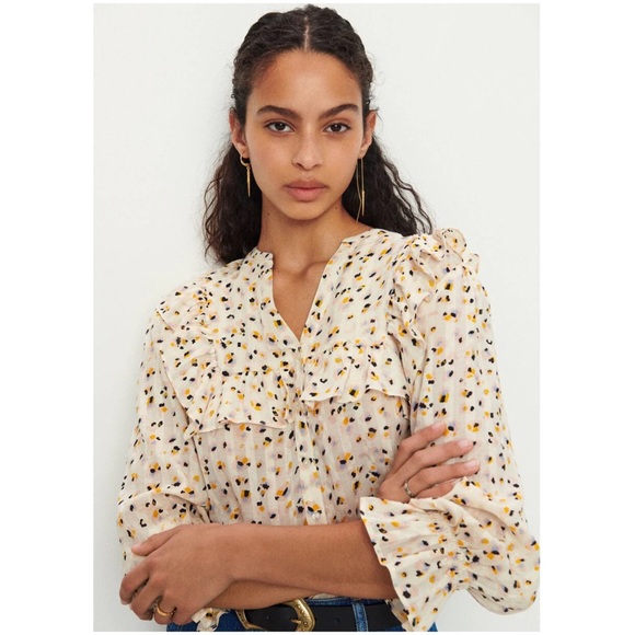 ba&sh Tops - BA&SH Blake Blouse - Ecru